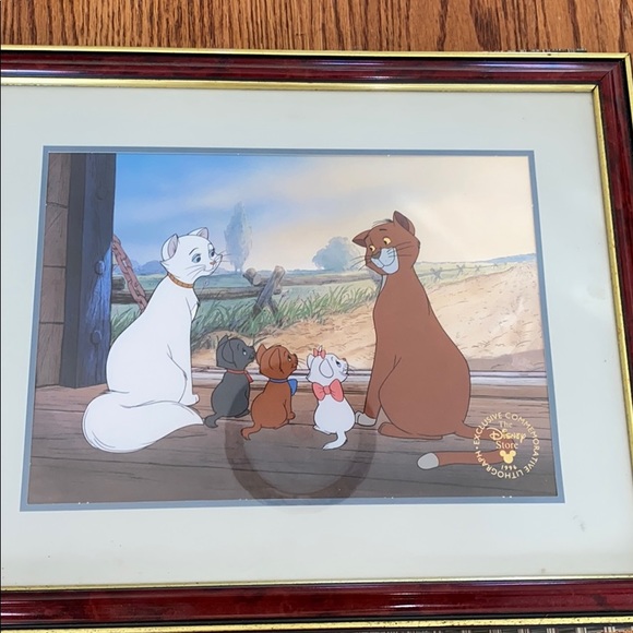 Disney framed commemorative lithographs! Set of 3! - Picture 3 of 5